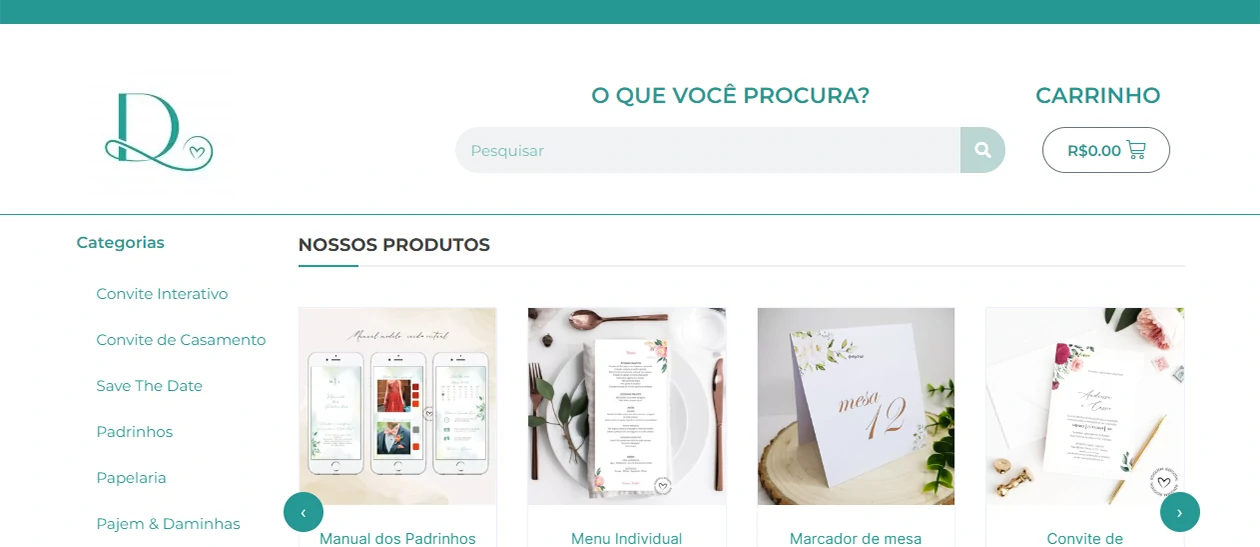 Exemplo de site criado para Digi3tal